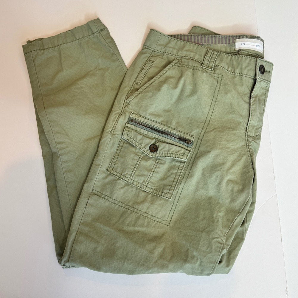 Anthropologie Olive Straight Leg Pants